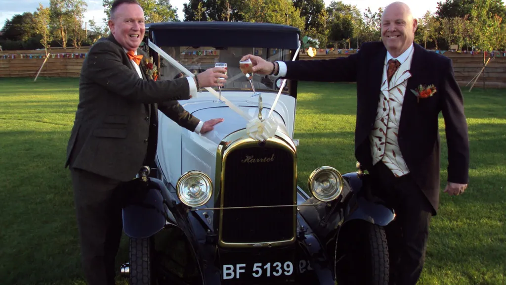 We had an amazing blessing and Steve loved the surprise of Paul arriving with the car, it couldn’t have gone better! Thank Paul for the photos and making our day so special, we loved every minute of it.
Best wishes, Josh and Steve

