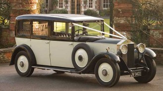 Rolls-Royce 20/25 Limousine wedding car for hire in Winchester, Hampshire