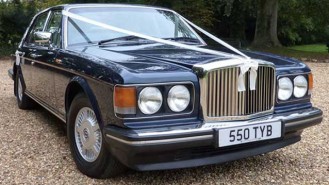 Bentley Eight wedding car for hire in Bridgwater, Somerset