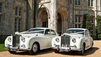 A Pair of Rolls-Royce Silver Cloud I’s wedding car for hire in Cadnam, Hampshire