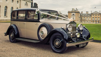 Rolls-Royce 25/30 Limousine wedding car for hire in Milton Keynes, Buckinghamshire