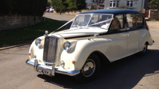 Austin Princess Limousine wedding car for hire in Leicester, Leicestershire