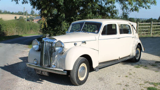 Austin Sheerline Landaulette wedding car for hire in Leicester, Leicestershire