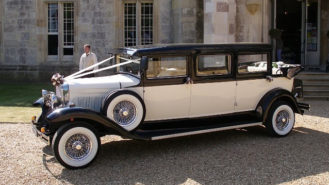 Bramwith Landaulette wedding car for hire in Ringwood, Hampshire