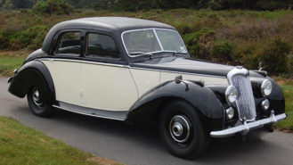 Riley RME wedding car for hire in Wellington, Somerset