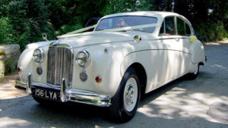 Jaguar MK IX wedding car for hire in Midhurst, West Sussex