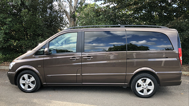 Bronze Mercedes 7 Passenger Seat Viano available for Weddings in London ...