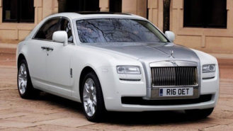 Rolls-Royce Ghost wedding car for hire in Bradford, West Yorkshire