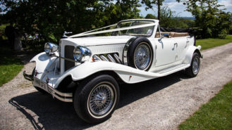 Beauford 4 Door Convertible wedding car for hire in Eastbourne, East Sussex