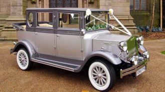 Imperial Landaulette wedding car for hire in Chesterfield, Derbyshire
