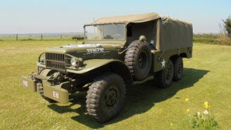 Dodge WC63 Army Truck wedding car for hire in Winchester, Hampshire