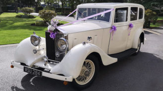 Rolls-Royce 20/25 Limousine Hooper wedding car for hire in Barnsley, South Yorkshire
