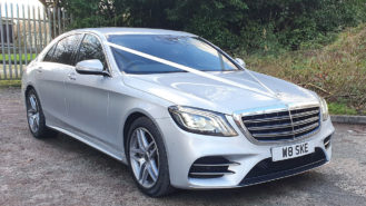 Mercedes ‘S’ Class AMG LWB wedding car for hire in Stockport, Manchester