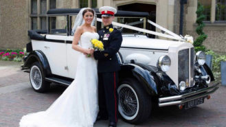 Regent Landaulette wedding car for hire in East London