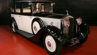 Rolls-Royce 20/25 Landaulette wedding car for hire in Glasgow, Scotland