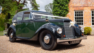 Armstrong-Siddeley Lancaster wedding car for hire in Ashford, Kent