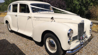 Humber Pullman Limousine wedding car for hire in Basildon, Essex